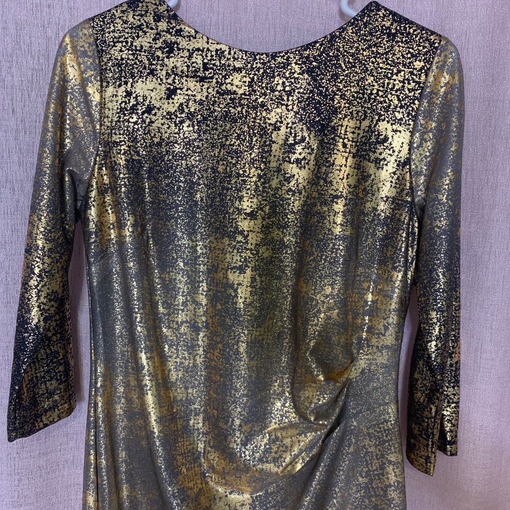 Metallic looking dress